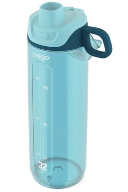 Pogo + BPA-Free Plastic Water Bottle with Chug Lid, 32 oz.
