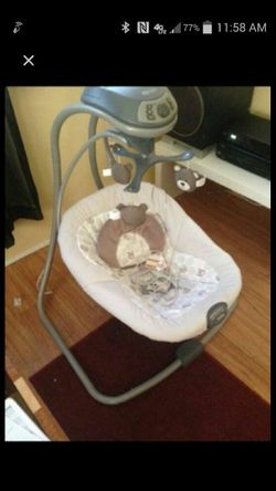 Bear baby swing