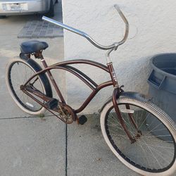 Men's 26" Root Beer Color Phat Cycle Sea Breeze Deluxe Beach Cruiser