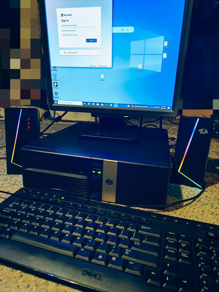 HP i5 Desktop Computer With Acer Monitor And Gaming Speakers 🔥🔥🔥