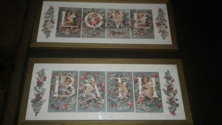 Angel "Love" "Bath" Decor