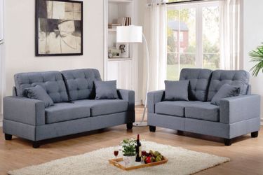 new grey fabric linen sofa sectional