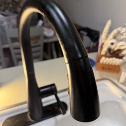 Black faucet