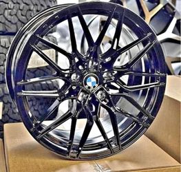 BMW 19" Staggered 5x120 Factory Style B20 Gloss Black Rims Tires 19x8.5 19x9 $1300 Cash OTD