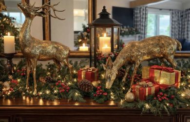 Vintage Solid Brass Deers $225 Each