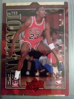 Michael Jordan collectible card mint condition