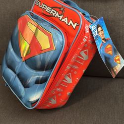 Superman Lunch tote