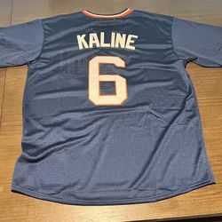 Al Kaline Vintage Baseball Jersey Detroit Tigers New NWT Fast Ship MLB Large L 6