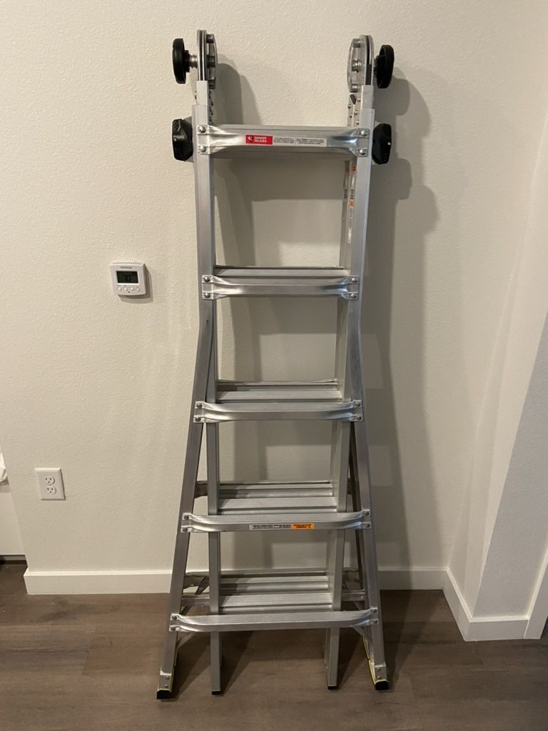 GorillaLadders 22 ft Multi-position Ladder With Wheel