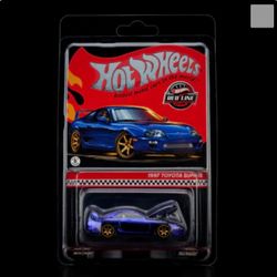 2024 Hot Wheels RLC 1997 Toyota Supra Blue, New! (HWF07)