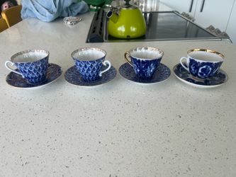 Vintage LFZ porcelain Tea cup set