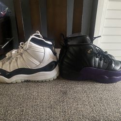 Jordan’s 11 And 12 Size 13c $80 For Both Or Best Offer