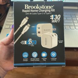 Brookstone Rapid Home Charging Kit Type C