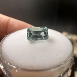 Faceted Blue Kunzite 1.5 Carat