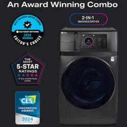 LG WASHER AND DRYER 2 AND 1  LARGE 