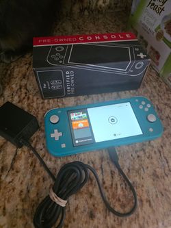 New used Nintendo switch lite from gamestop, kid wanted a different color works great 👍