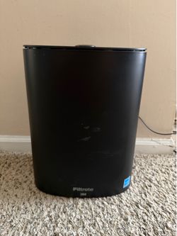 Filtrete by 3M Room Air Purifier, Console, 110 SQ Ft Coverage, Black, HEPA-Type