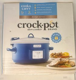 Crock-Pot Cook & Carry 7 Qt Slow Cooker with Locking Lid Digital Timer *NEW*