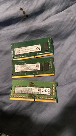 16gb and 4gb Ddr4 laptop ram