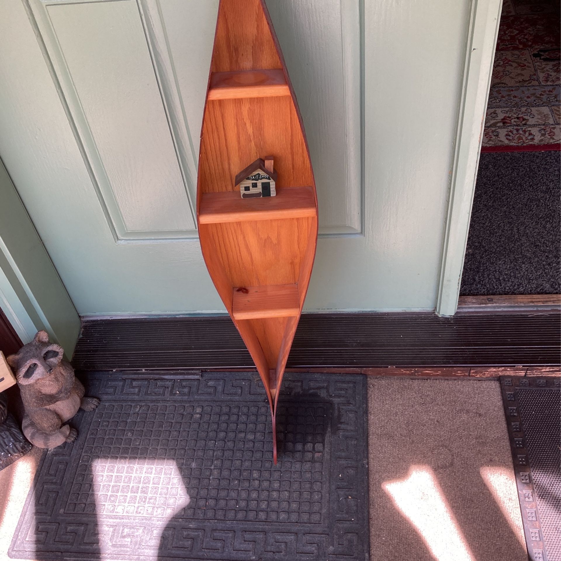Adirondack Hanging Canoe Shelf