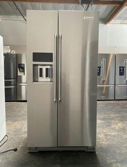 KitchenAid Side by Side Refrigerator Stainless Steel