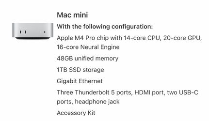Mac Mini - M4 Pro