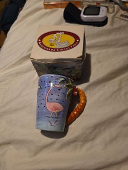 Vintage Rinconada Collection Flamingo Mug with Original Box