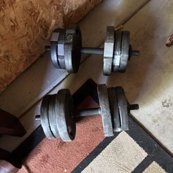 2-20lb Dumbbells 