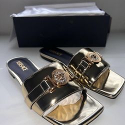 Versace Medusa flat sandals