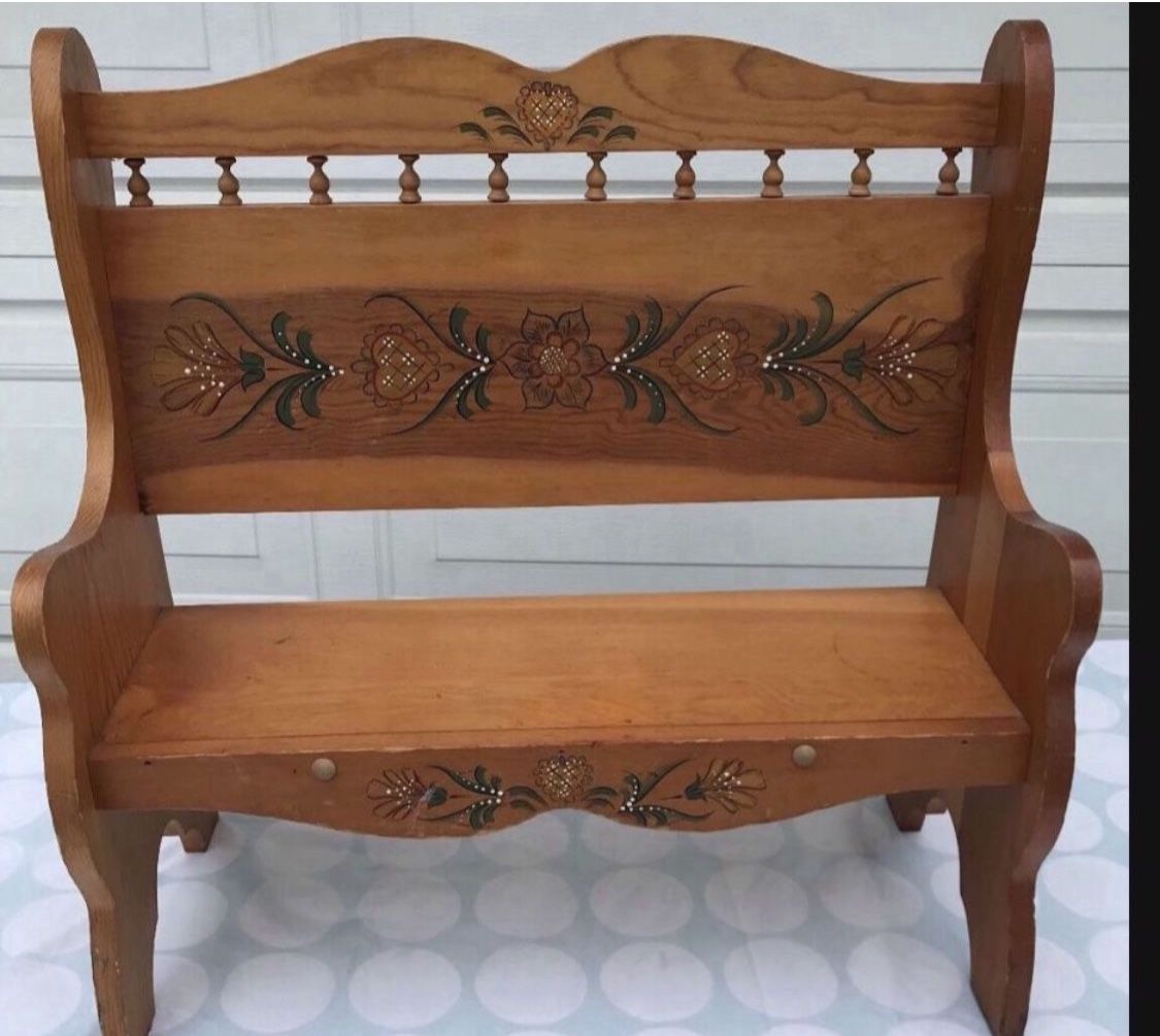 Banca De Madera Pequeña