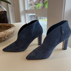 Cole Haan Women’s Blue Suede Bootie 11