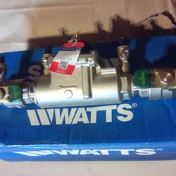 ⭐Brand New (Excellent Price) - WATTS Brass Double-Check Backflow Preventer Valve **$210 Or BEST OFFER**