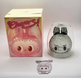 THE MONSTERS-CHEERS ! SERIES- Double-walled Glass Blind Box “Serenity (Black)” from PopMart