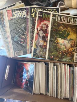 Lots of comic books