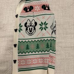 Disney holiday Cardigan Medium 