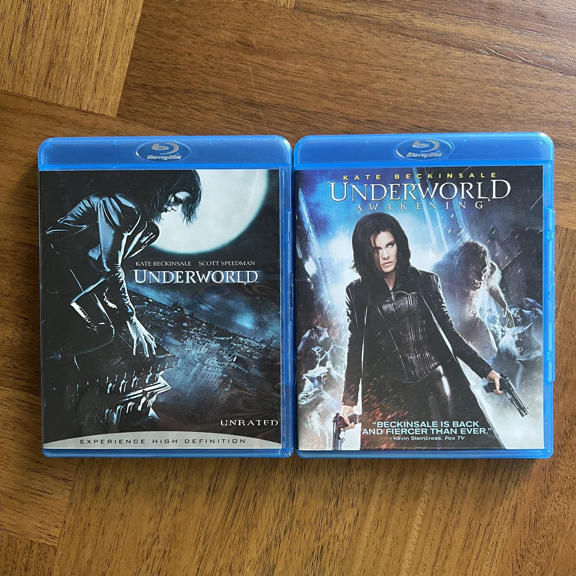 Underworld & Underworld Awakening Sci-Fi Blu-ray DVD Movies