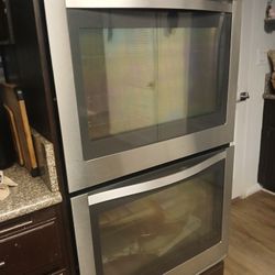 Wirpoll electric stainless steel double oven