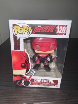 VAULTED Daredevil Red Suit Funko Pop Bobblehead #120 Marvel MCU Matt Murdock Disney Television TV