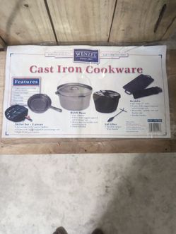 Iron Cast Cookware /By WENZEL 1887