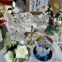 Trinkets, Collectibles, Glass Figures