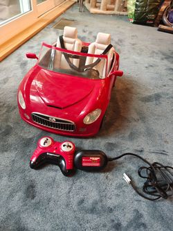 American girl Remote Controlled doll-sized car