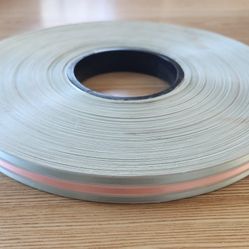 Large Roll Of Vintage Pale Blue And Pink Ribbon