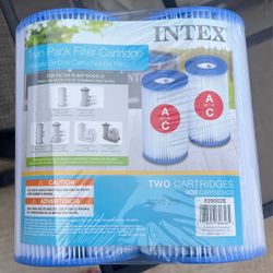 Intex filter cartridges 2 pack