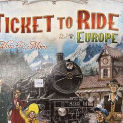 New Ticket To Ride Europe Edition 