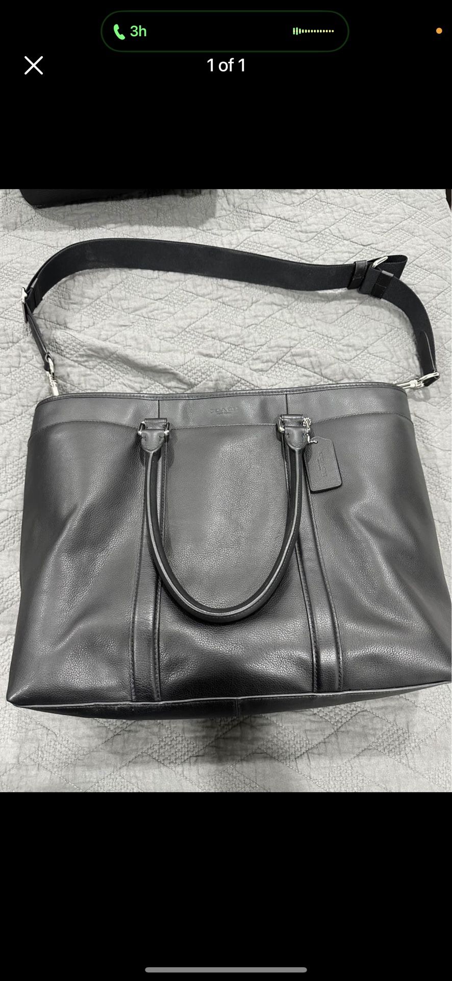 Coach Leather Tote