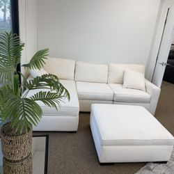 3pc Fabric Sectional Sofa-zero down Payment 