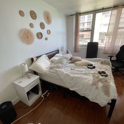 Full size bed and frame