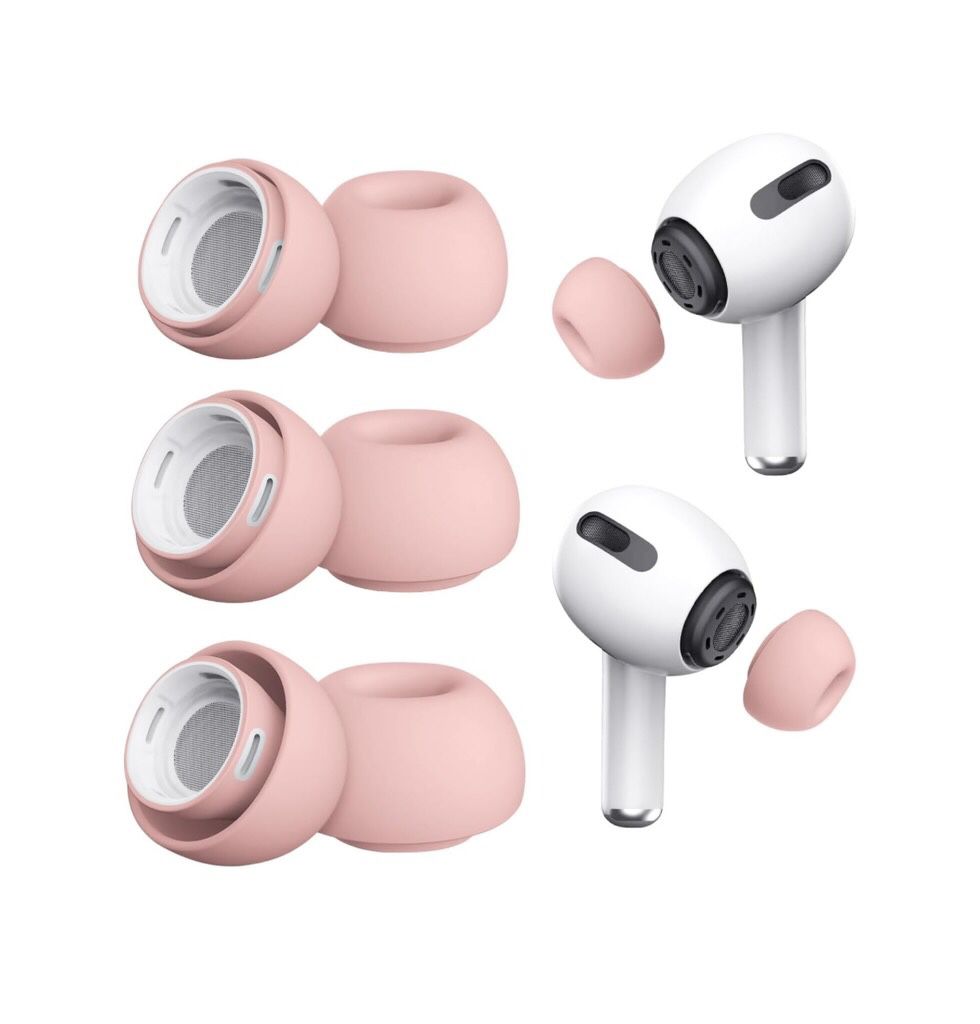 Pink Silicone AirPod Tips