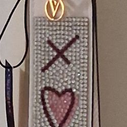 Victorias Secret "Xo Xo" Bling! Wristlet Lanyard Keychain