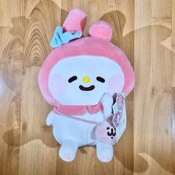 Nagano x Sanrio My Melody Plush Toy Cute Character Collab Stuffed Animal